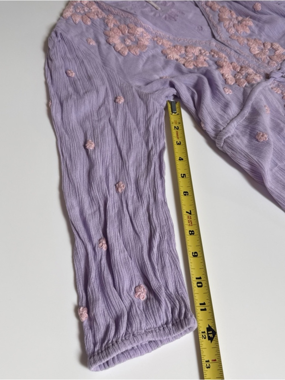 Free People Lavender Maxi Dress with Blush Embroidery - Picture 11 of 14